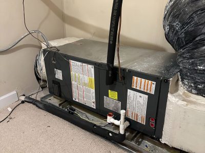 Attic Gas Furnace Unit Installation