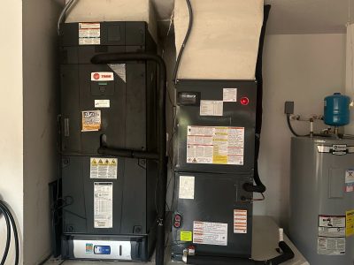 Dual Indoor HVAC Air Handler Setup