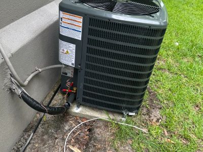 New Heat Pump Unit Installation
